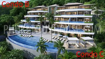 SUR6892: Apartment with Pool and Sea View in Surin beach. Photo #9