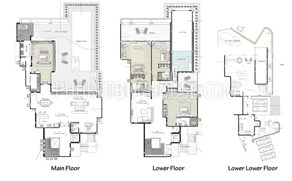 LAY5678: Amazing 4 Bedroom Villa with Ocean View within walking distance to Layan Beach. Fotoğraf #3