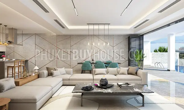 SUR6892: Apartment with Pool and Sea View in Surin beach. Photo #16