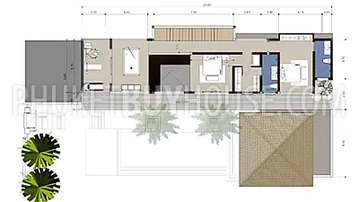RAW7199: Four Bedroom Private Pool Villa in Rawai. Photo #6