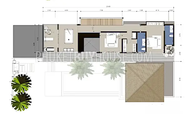 RAW7199: Four Bedroom Private Pool Villa in Rawai. Photo #6