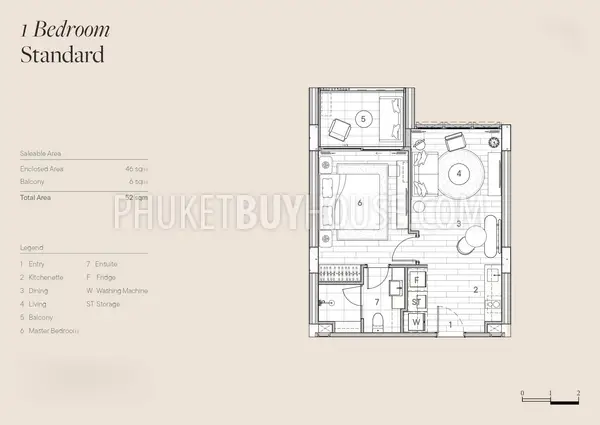 BAN22228: Seaside One Bedroom Condo: Your Chic Oasis near Bang Tao Beach. 照片 #2