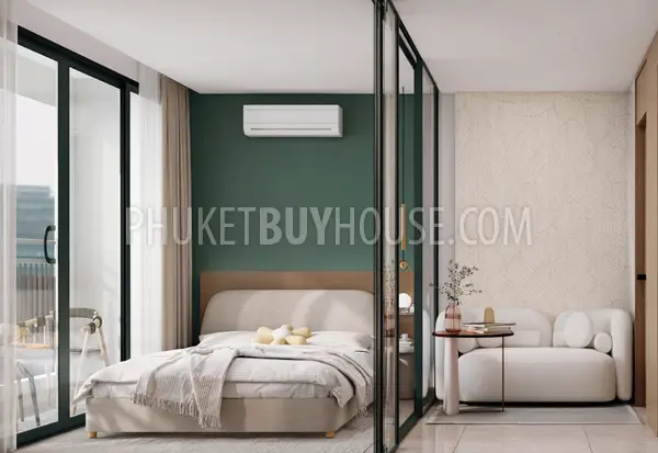 CHA22253: One Bedroom Apartment with Unique Atmosphere in New Condo in Chalong for Sale. Photo #5