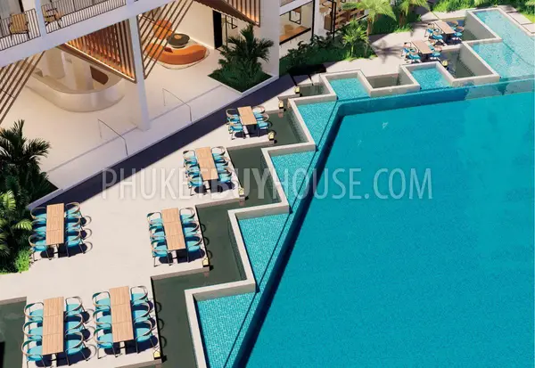 CHA22254: Two Bedroom Apartment with Unique Atmosphere in New Condo in Chalong for Sale. 照片 #12