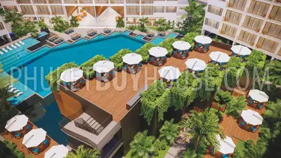 CHA22254: Two Bedroom Apartment with Unique Atmosphere in New Condo in Chalong for Sale. Photo #14
