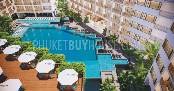 CHA22254: Two Bedroom Apartment with Unique Atmosphere in New Condo in Chalong for Sale. 照片 #1
