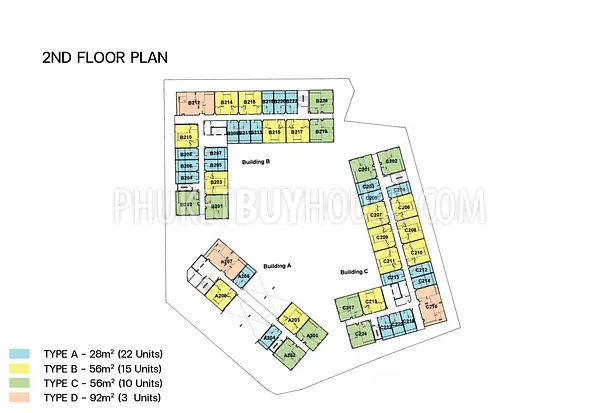 CHA22255: Three Bedroom Apartment with Unique Atmosphere in New Condo in Chalong for Sale. Fotoğraf #6
