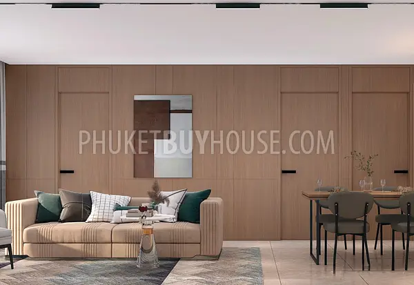 CHA22255: Three Bedroom Apartment with Unique Atmosphere in New Condo in Chalong for Sale. Fotoğraf #4