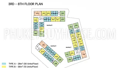 CHA22255: Three Bedroom Apartment with Unique Atmosphere in New Condo in Chalong for Sale. Photo #7