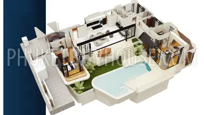 LAY22258: Luxurious 4-Bedroom Villas in Layan Hills for Sale. Photo #7