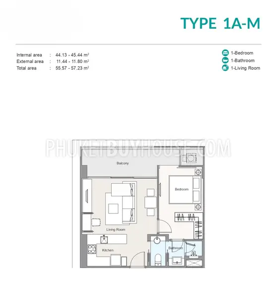 LAG22260: A New Wave of Lakeside Living in 1BR Apartment in Laguna. Photo #6