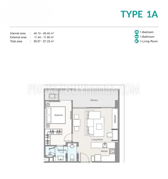 LAG22260: A New Wave of Lakeside Living in 1BR Apartment in Laguna. Photo #5