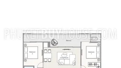 LAG22261: A New Wave of Lakeside Living in 2BR Apartment in Laguna. Photo #7