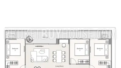 LAG22262: A New Wave of Lakeside Living in 3BR Apartment in Laguna. Photo #12