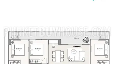 LAG22262: A New Wave of Lakeside Living in 3BR Apartment in Laguna. Photo #11