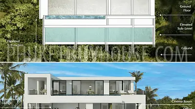 EAS6919: Magnificent Sea View Villa in Pa Klok. Photo #5