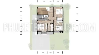 TAL22268: Contemporary Comfort with Traditional Charm with 3 Bedroom House in Thalang. Photo #2