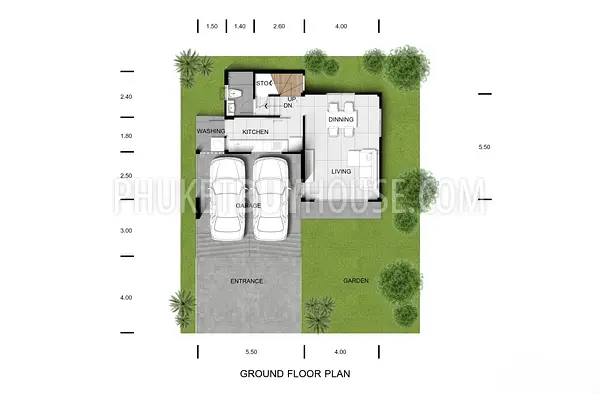 TAL22268: Contemporary Comfort with Traditional Charm with 3 Bedroom House in Thalang. Photo #4