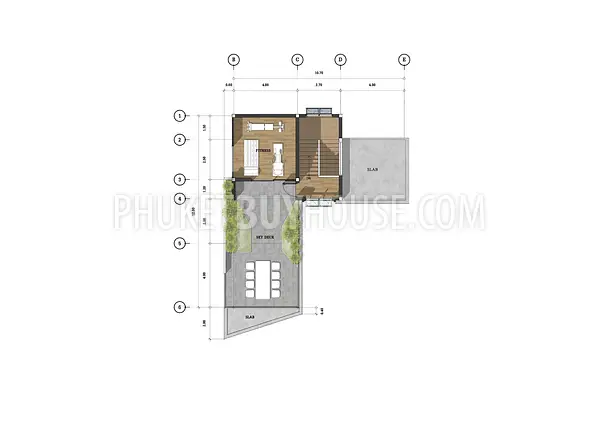 CHA22271: Modern Three-Storey Pool Villa with Sky Deck for Sale in Chalong. Photo #9