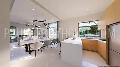 CHA22271: Modern Three-Storey Pool Villa with Sky Deck for Sale in Chalong. Photo #4