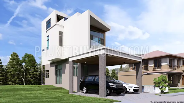 CHA22271: Modern Three-Storey Pool Villa with Sky Deck for Sale in Chalong. Photo #24