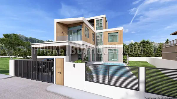 CHA22271: Modern Three-Storey Pool Villa with Sky Deck for Sale in Chalong. Photo #25