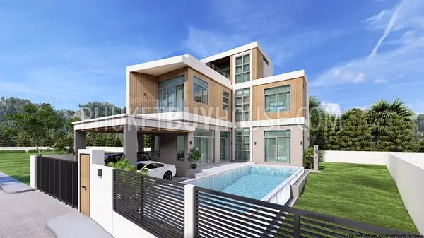 CHA22271: Modern Three-Storey Pool Villa with Sky Deck for Sale in Chalong. Photo #30
