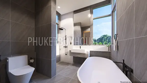 CHA22271: Modern Three-Storey Pool Villa with Sky Deck for Sale in Chalong. Photo #40