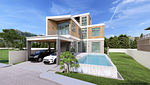 CHA22271: Modern Three-Storey Pool Villa with Sky Deck for Sale in Chalong. Thumbnail #2