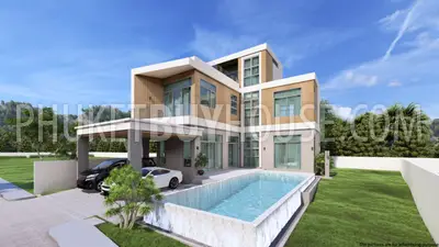 CHA22271: Modern Three-Storey Pool Villa with Sky Deck for Sale in Chalong. Photo #39