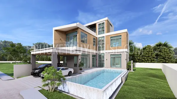 CHA22271: Modern Three-Storey Pool Villa with Sky Deck for Sale in Chalong. Photo #39