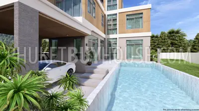CHA22271: Modern Three-Storey Pool Villa with Sky Deck for Sale in Chalong. Photo #42