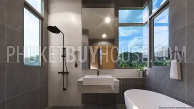 CHA22271: Modern Three-Storey Pool Villa with Sky Deck for Sale in Chalong. Photo #37
