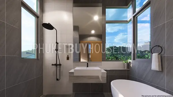 CHA22271: Modern Three-Storey Pool Villa with Sky Deck for Sale in Chalong. Photo #37