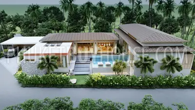 CHE22272: Exclusive 4-Bedroom Pool Villa in Cherng Talay, Phuket. Photo #1