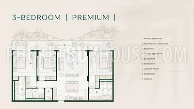 LAY22050: Self-Sufficient Mini-City in Layan: Premium Three Bedroom Apartment For Sale. Fotoğraf #2
