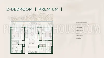 LAY22049: Self-Sufficient Mini-City in Layan: Premium Two Bedroom Apartment For Sale. Fotoğraf #10