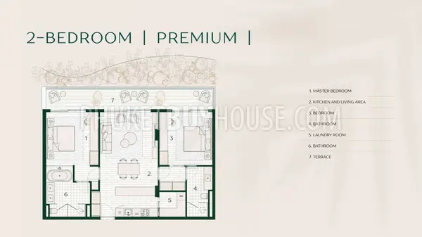 LAY22049: Self-Sufficient Mini-City in Layan: Premium Two Bedroom Apartment For Sale. Fotoğraf #10