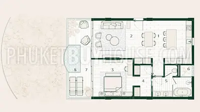 LAY22051: Luxury One Bedroom Apartment For Sale in Modern-Day Oasis in Layan. Fotoğraf #14