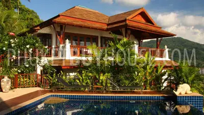 PAT6907: Villa with Luxurious Sea View in Patong. Photo #4