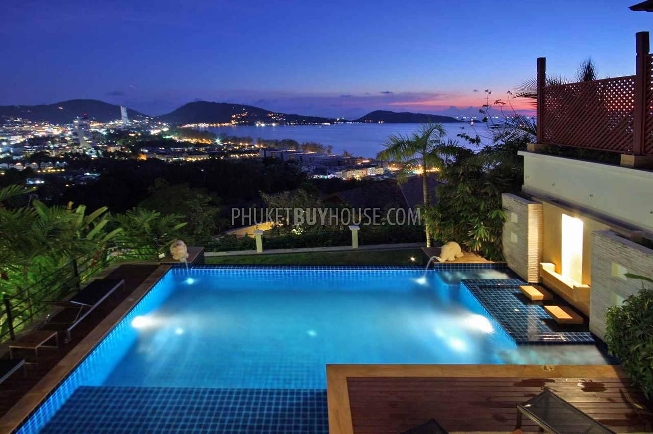PAT6907: Villa with Luxurious Sea View in Patong. Photo #27