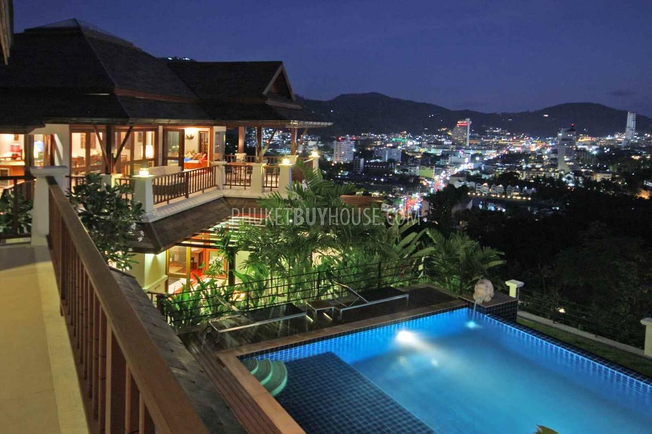 PAT6907: Villa with Luxurious Sea View in Patong. Photo #28
