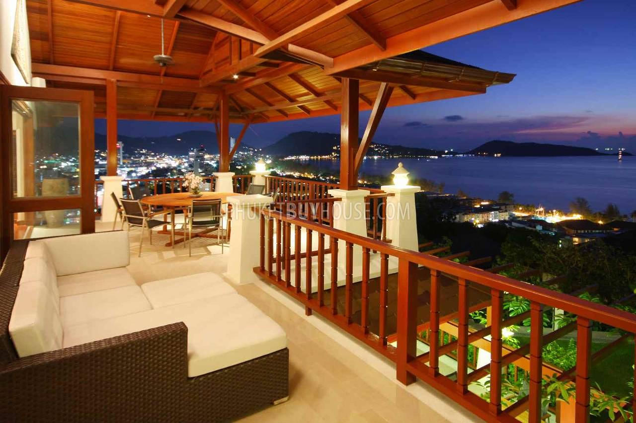 PAT6907: Villa with Luxurious Sea View in Patong. Photo #31