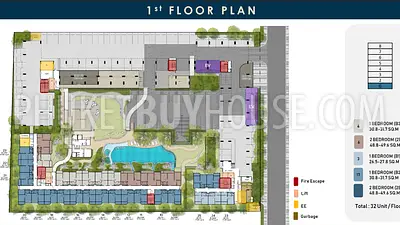 PHU22243: Modern Living in the Heart of Historic Phuket with Two Bedroom Apartments . Photo #5