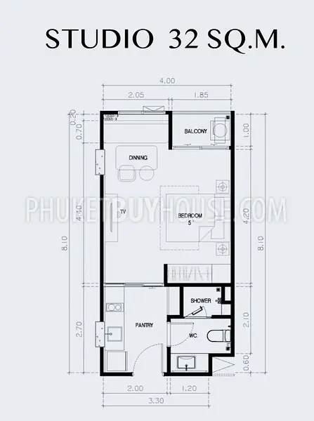 BAN22247: Seaside Studio Just 50m from Layan Beach — Private Resale with Bulk Purchase Option. Photo #3
