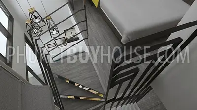 NAI22249: Двухуровневые апартаменты от известного застройщика в Най Харн  . Фото #9