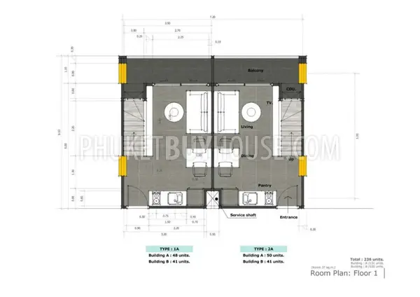 NAI22249: Duplex Apartment from Well-known Developer in Nai Harn. Photo #10