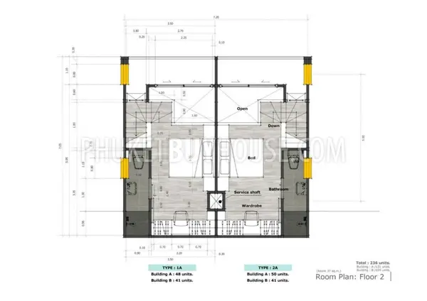 NAI22249: Duplex Apartment from Well-known Developer in Nai Harn. Photo #11